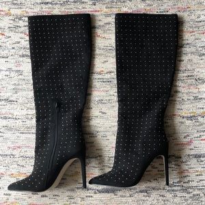 Guess Knee-high Studded Boots
